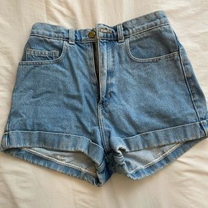 American Apparel high waisted shorts